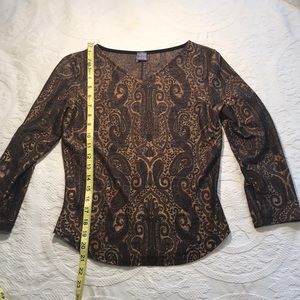 Women’s Hanky Panky size S v-neck top 3/4 sleeves